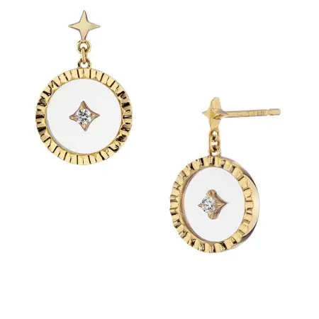 STAR JEWELRY PIERCE(スタージュエリー) ピアス K18 ピアス FLOATING HALO