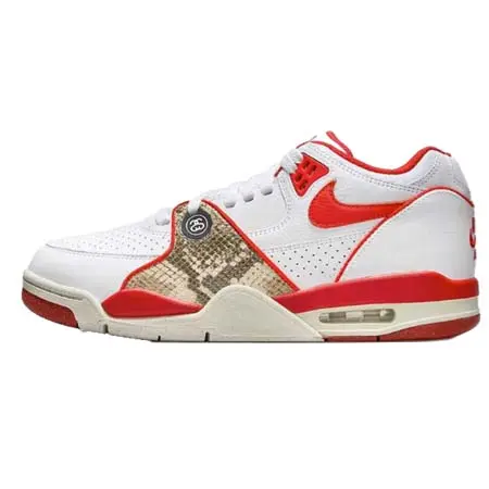 STUSSY×NIKE(ステューシー×ナイキ) Air Flight 89 Low SP “White Habanero Red”