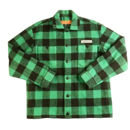 TENDERLOIN BUFFALO CHECK JACKET(テンダーロイン) バッファロージャケット バッファローチェックジャケット 緑