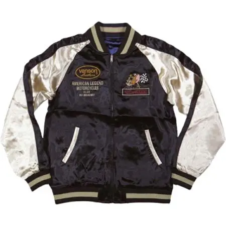 VANSON SOUVENIR JACKET(バンソン) スーベニアジャケット トムとジェリーコラボ リバーシブル スカジャン TJV-2307