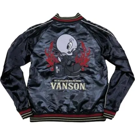 VANSON SOUVENIR JACKET(バンソン) スーベニアジャケット トゥイーティーコラボ リバーシブル スカジャン LTV-2124