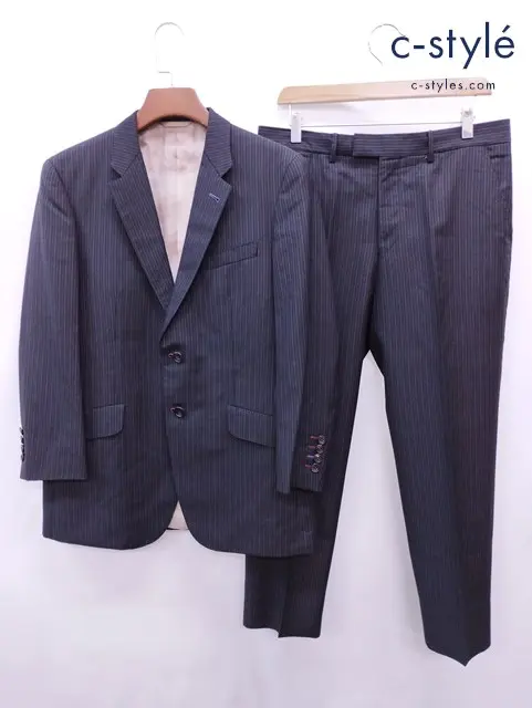 PAUL SMITH COLLECTION ポールスミスコレクション 2Bスーツ ブラック セットアップ ストライプ