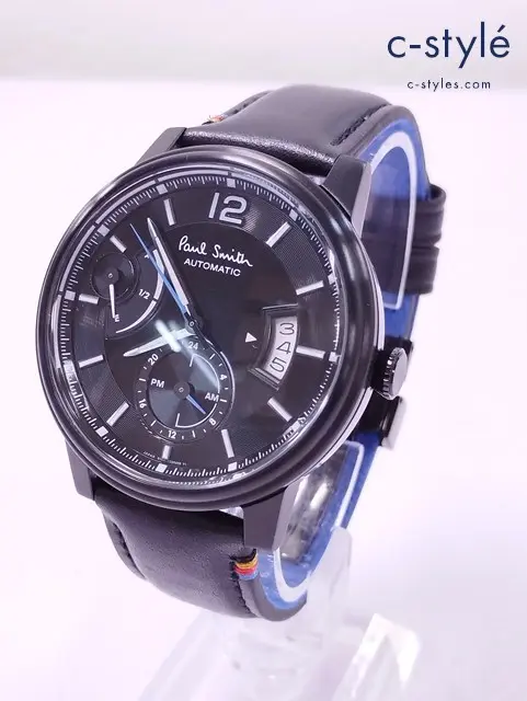 Paul Smith ポールスミス 腕時計 ブラック×ブルー 9184-T026788 自動巻き
