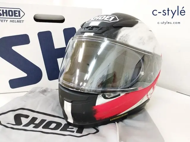 SHOEI ショウエイ ヘルメット M 57cm レッド×ブラック Z-7 BRAWN (RED/BLACK)