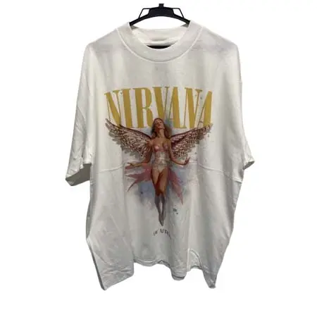 バンドTシャツ ブート品(BAND T-SHIRT BOOTLEG) NIRVANA IN UTERO THAILAND BOOTLEG WHITE