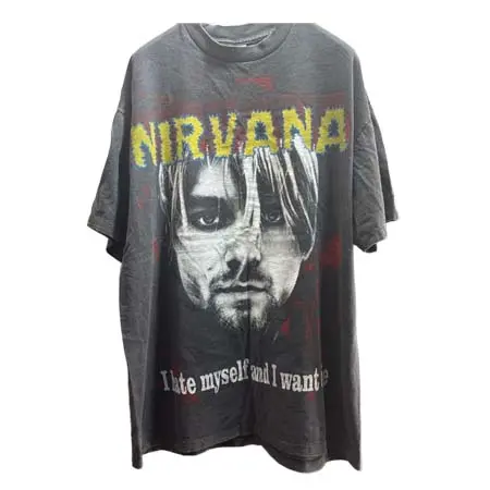 バンドTシャツ ブート品(BAND T-SHIRT BOOTLEG) NIRVANA カードコバーン