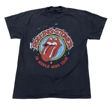 バンドTシャツ ブート品(BAND T-SHIRT BOOTLEG) The Rolling Stones ’78 World Wide Tour