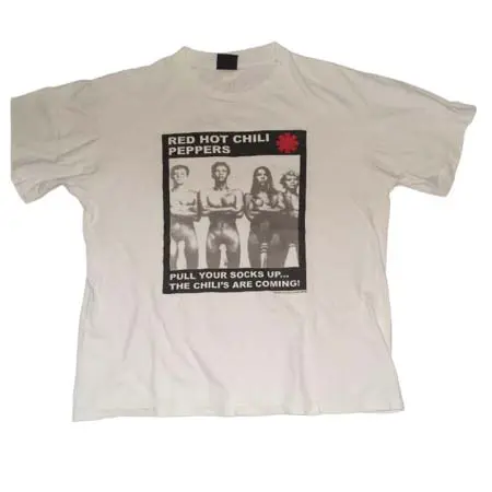 バンドTシャツ ブート品(BAND T-SHIRT BOOTLEG) RED HOT CHILI PEPPERS PULL YOUR SOCKS UP