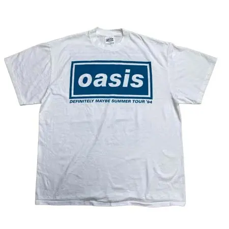 バンドTシャツ ブート品(BAND T-SHIRT BOOTLEG) OASIS SEFINITELY MAYBE SUMMER TOUR 94