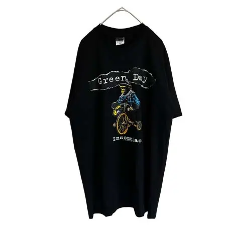 バンドTシャツ ブート品(BAND T-SHIRT BOOTLEG) Green Day Insomniac ツアー