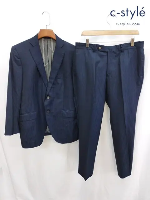 Ermenegildo Zegna エルメネジルドゼニア 2Bスーツ ネイビー 15 Milmil 15 x TAILOR KATO セットアップ