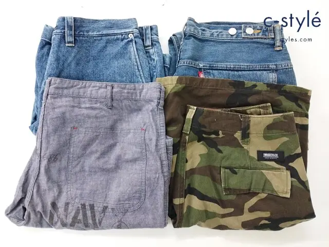 SWAGGER スワッガー デニムパンツ W34 ハーフパンツ W30 迷彩 計4点