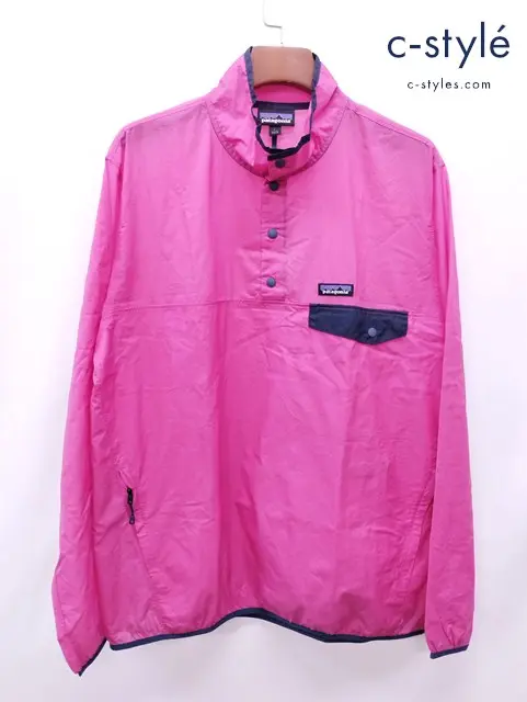 Patagonia パタゴニア プルオーバーL ピンク スナップ 長袖