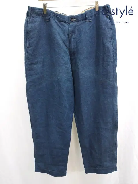 45R フォーティファイブアール パンツ 5 インディゴ 麻100% 日本製 80460241