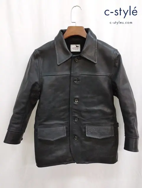 GANGSTERVILLE ギャングスタービ レザージャケット M ブラック GSV-13-AW-01 馬革