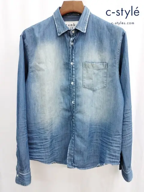 Frank＆Eileen フランク&アイリーン 長袖デニムシャツ XS インディゴ LUKE FDWD 9920700009