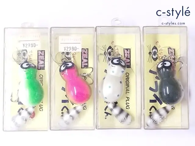 ZEAL ズイール アライくん 緑 赤 水玉 ルアー 計4点