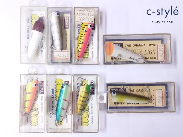 ZEAL ズイール CHIMA CHIMA ルアー 計8点 SERVE / GAILY WITCH / TERROR