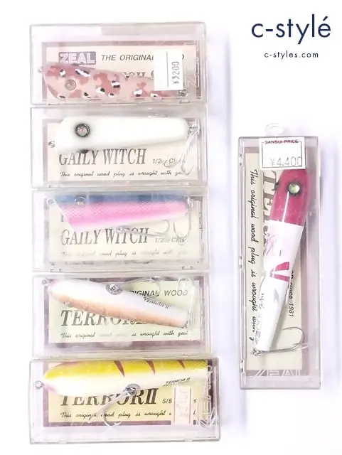 ZEAL ズイール TERROR / TERROR II / GGAILY WITCH ルアー 計6点