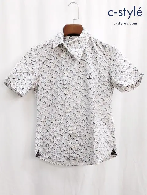 Vivienne Westwood MAN ヴィヴィアンウエストウッドマン 半袖シャツ 44 マルチカラー 花柄 綿100%