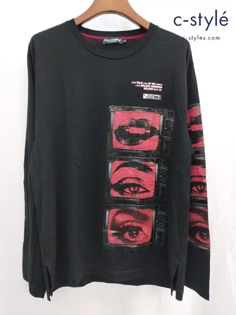 Dolce & Gabbana ドルチェ&ガッバーナ Tシャツ S ブラック イタリア製