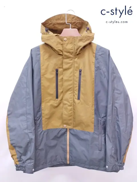 Mr.GENTLEMAN ミスタージェントルマン マウンテンジャケット S チャコールグレー×キャメル MGN-OT27