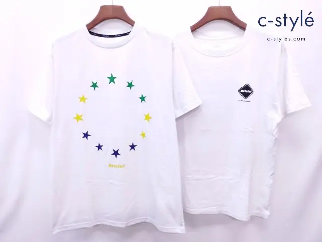 F.C.Real Bristol エフシーレアルブリストル Ｔシャツ XL ホワイト 星柄