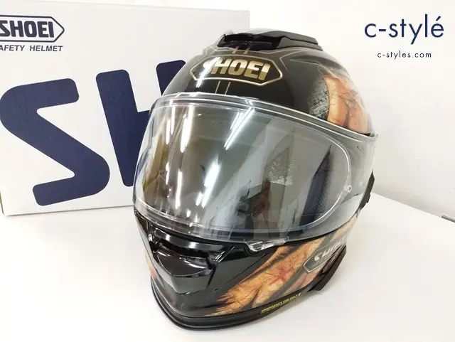 SHOEI ショウエイ ヘルメット M 57cm ゴールド×ブラック GT-AirⅡ DEVIATION TC-9(GOLD/BLACK)