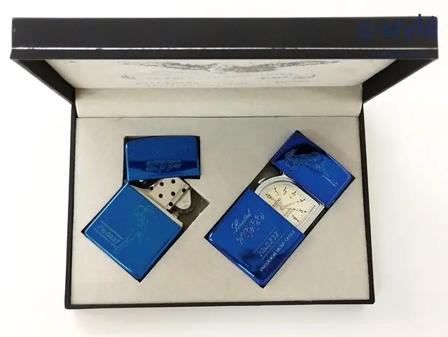 ZIPPO ジッポー オイルライター ウィンディガール ブルー 2003年 WINDY Girl 喫煙具 嗜好品