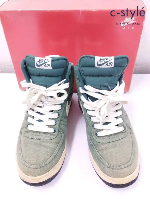 NIKE ナイキ スニーカー 26cm グリーン AIR FORCE 1 HIGH CVS ハイカット