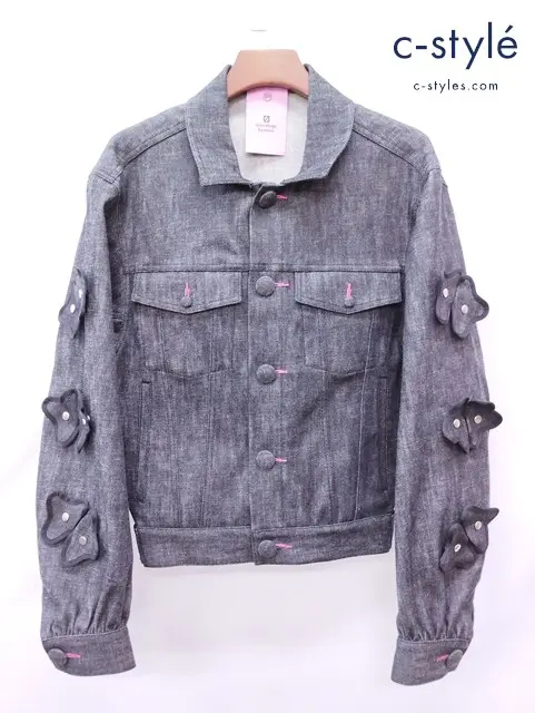 nori enomoto×anrealage homme デニムジャケット 44 ブラック AZ242AO2081