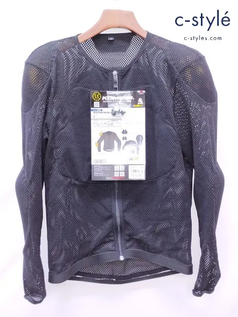 KOMINE コミネ スーパークールアーマードトップインナーウェア L ブラック バイク用品