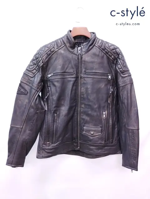 Harley-Davidson ハーレーダビッドソン レザージャケット M ブラック系 97155-17VM