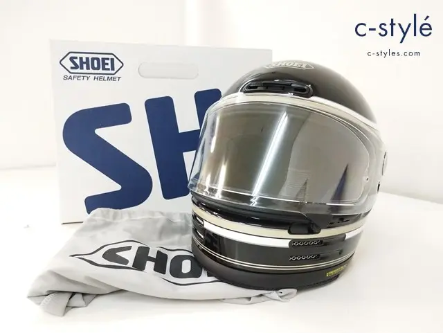 SHOEI ショウエイ ヘルメット M 57cm ブラック×ホワイト Glamster BIVOUAC TC-9(BLACK/WHITE)