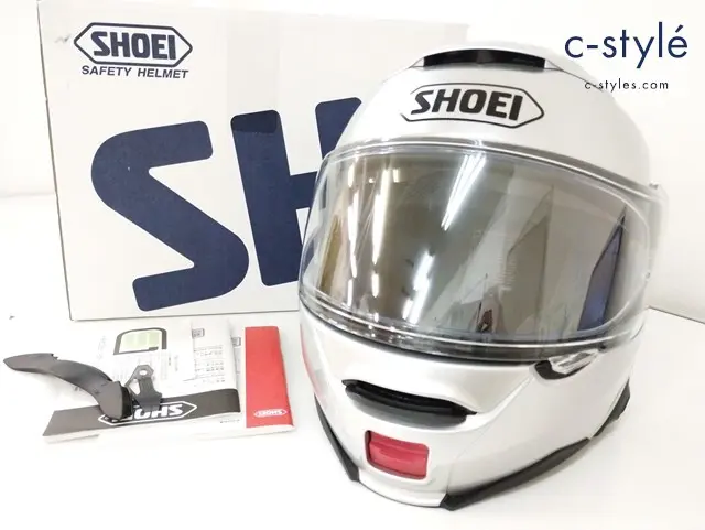 SHOEI ショウエイ ヘルメット M 57cm ライトシルバー NEOTECⅡ