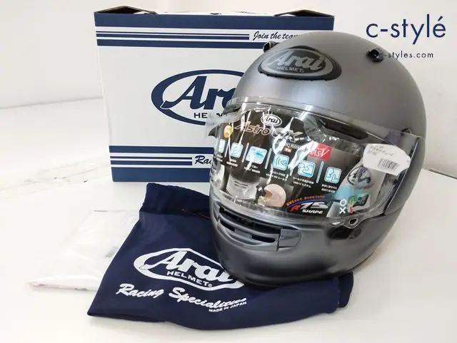 Arai アライ ヘルメット 57.58cm プラチナグレーF ASTRO-GX