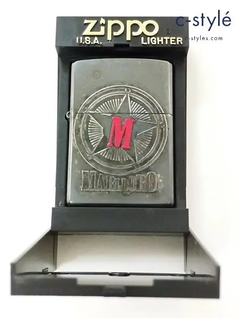 ZIPPO ジッポー オイルライター Marlboro シルバー系 2000年 喫煙具 嗜好品 マールボロ