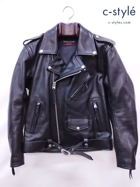 KADOYA カドヤ ダブルライダースジャケット ブラック HEADFACTORY