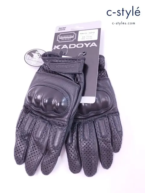 KADOYA カドヤ グローブ M ブラック NKG-SP2 山羊革 牛革 タッチパネル対応手袋