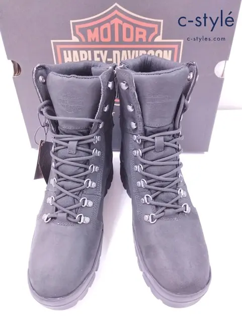 Harley-Davidson ハーレーダビッドソン レースブーツ 7M ブラック TOLMAN 8 LACE BOOT 99312-22VM