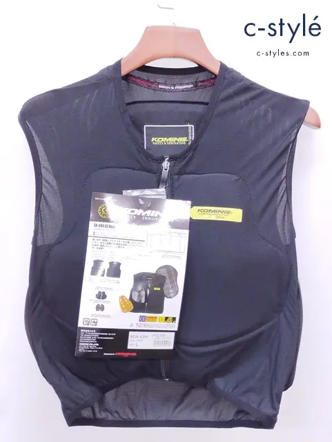 KOMINE コミネ ボディプロテクションライナーベスト L ブラック SK-694