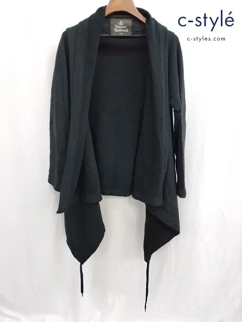 Vivienne Westwood MAN ヴィヴィアンウエストウッドマン カーディガン FREE ブラック 日本製 VW-LP-75829