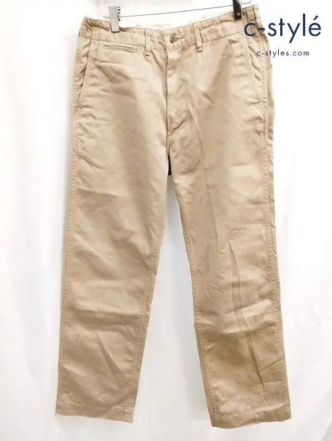 BUZZ RICKSON’S バズリクソンズ チノパン W31 ベージュ 綿100% 日本製 BR40025