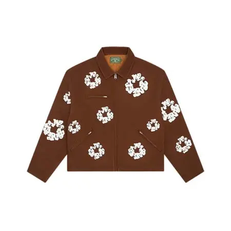 Denim Tears(デニムティアーズ) コットンリースキャンバスワークジャケット ブラウン