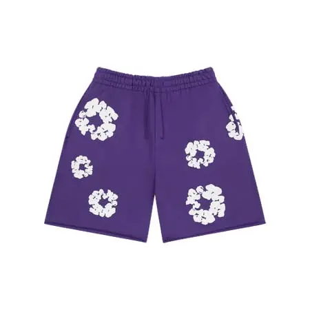 Denim Tears(デニムティアーズ) コットンリース スウェットショーツ パープル