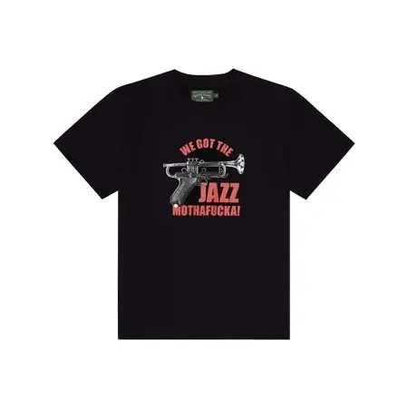 Denim Tears(デニムティアーズ) セント・オールバンズ ジャズTシャツ ブラック