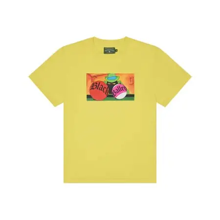 Denim Tears(デニムティアーズ) ブラックボールドティーイエロー