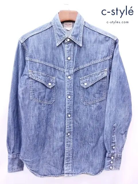 JOE McCOY ジョーマッコイ ウエスタンシャツ 15 インディゴ 105