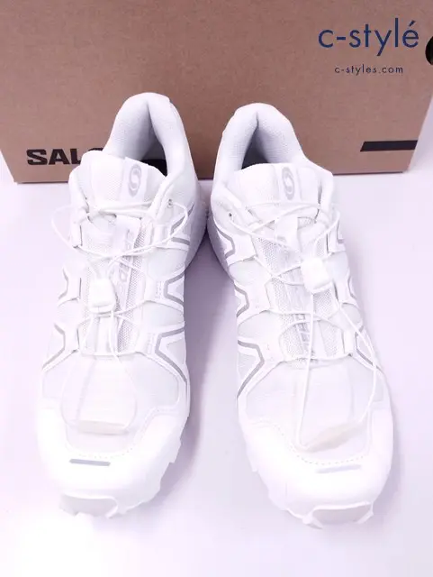 SALOMON サロモン スニーカー 26cm ホワイト SPEEDCROSS 3