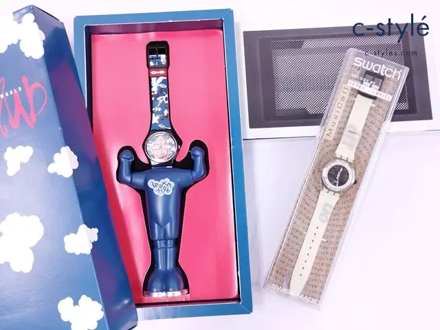 SWATCH スウォッチ 腕時計 クウォーツ ルーカ /musicall PETER GABRIEL マルチカラー ホワイト系